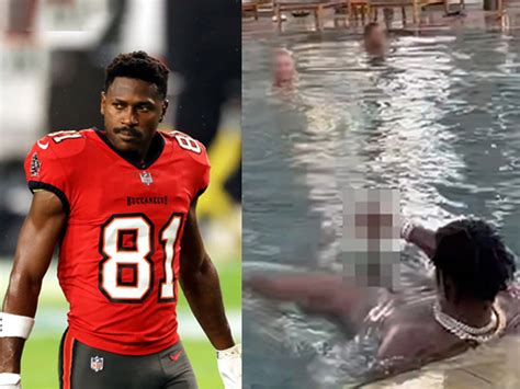 antonio brown pool|Antonio Brown Flashing Guests At Hotel Pool